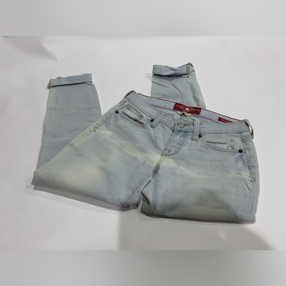 Lucky Brand Denim - Lucky Brand Light Wash Straight Leg Jeans- Charlie skimmer- SZ 00/24